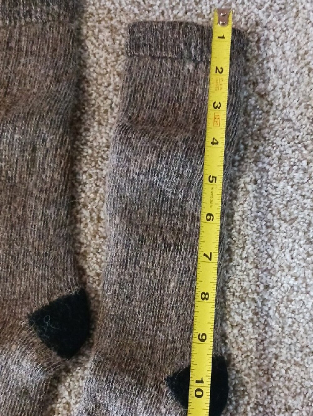 Alpacas of Montana ~ Alpaca Boot Socks – Brown & Black - Picture 8 of 8